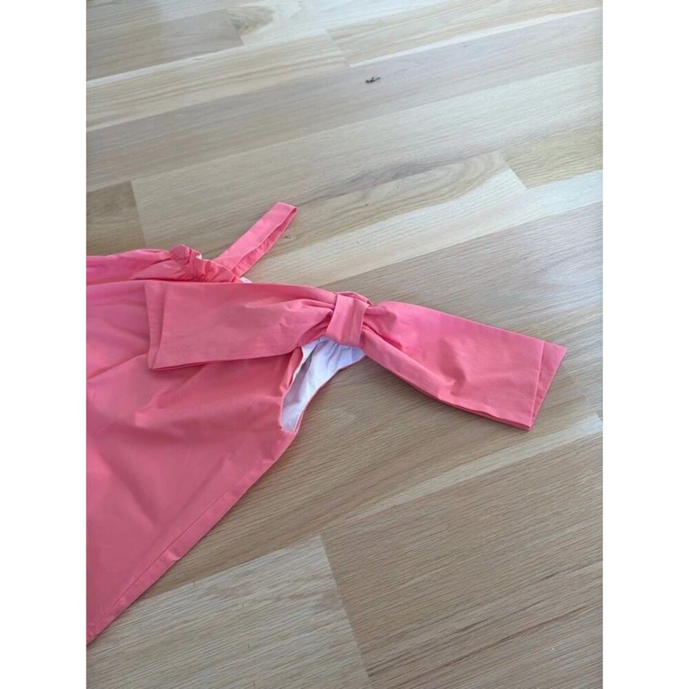 New Beaufort Bonnet Company Maebelle girls coral bow dress size 8 - Picture 4 of 7